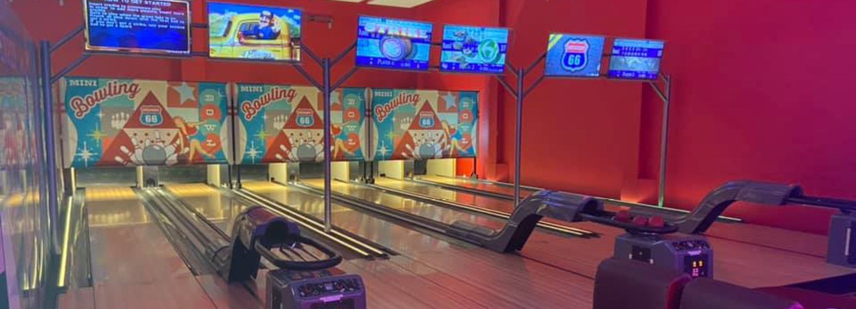 Felixstowe Pier Highway66 mini bowling QubicaAMF